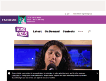 Tablet Screenshot of kiss925.com